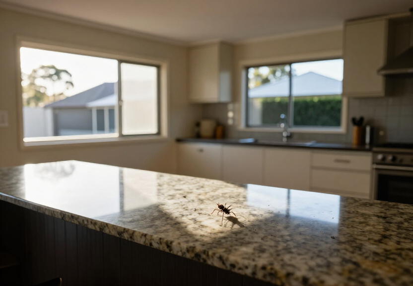 Ant-free outdoor space in Acacia Gardens after treatment